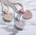 Load image into Gallery viewer, Icyy Heart Locket Necklace (Customizable)
